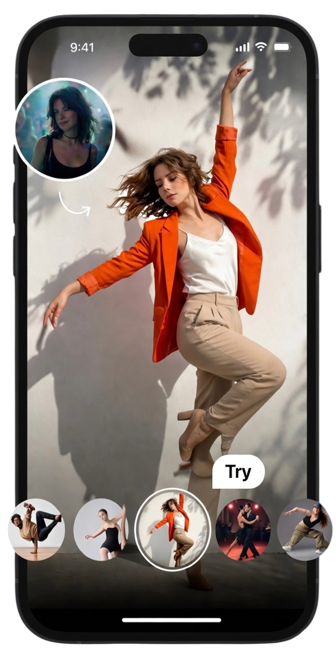 SnapDance AI app screen 1