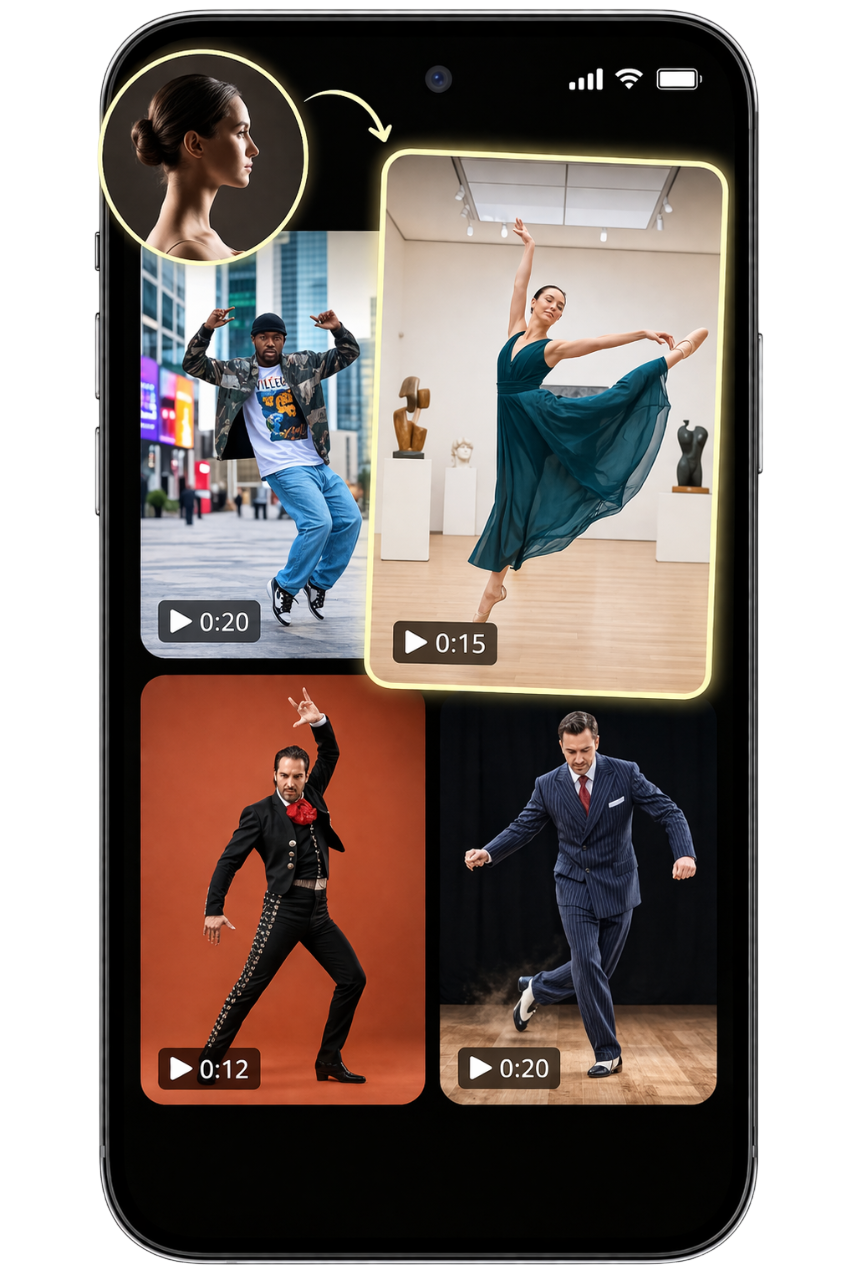SnapDance AI app screen 2